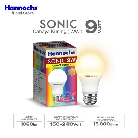 Hannochs Lampu Bohlam LED Sonic